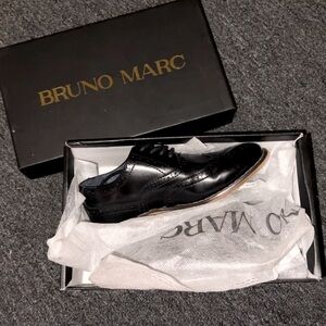 BRUNO MARC Boys' Non-Slip Dress Shoes